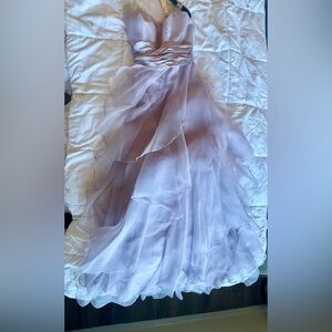 Very pretty purple, long, formal/prom dress.